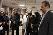 بازدید هیئت‌رئیسه دانشگاه علوم پزشکی تهران از مرکز طبی کودکان در نخستین روز سال 1404