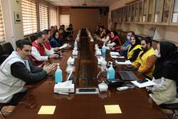 تمرین مقابله با حوادث؛ مانور دورمیزی آتش‌سوزی در بیمارستان مرکز طبی کودکان