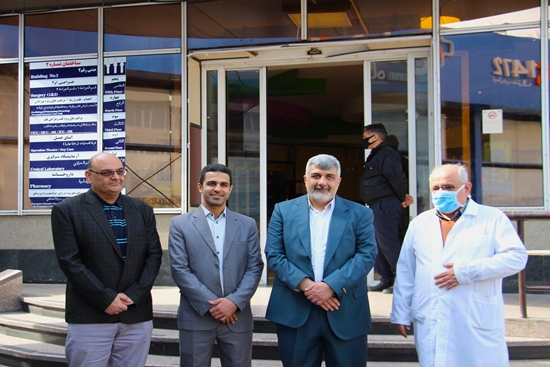 بازدید نوروزی معاون فرهنگی و دانشجویی دانشگاه علوم پزشکی تهران از مرکز طبی کودکان 