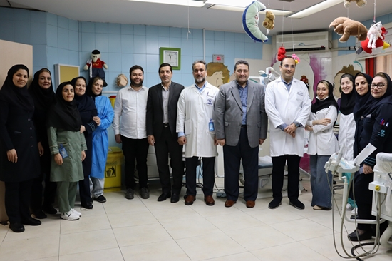 تجلیل از دندانپزشکان بیمارستان مرکز طبی کودکان در روز دندانپزشک 