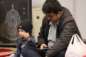 آیین سوگ حضرت زهرا(س) در بیمارستان مرکز طبی کودکان 